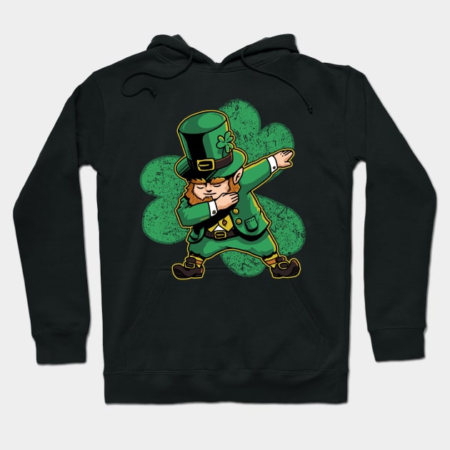 Dabechaun Leprechaun Dabbing St Patricks Day Green Shirt II Hoodie by vo_maria